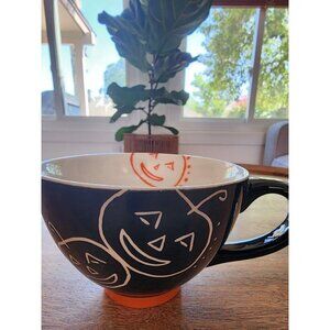 Starbucks 2007 HALLOWEEN Jack O’ Lantern PUMPKIN COFFEE Mug Cup Black/Orange